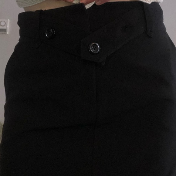 Pencil Skirt NWTs Black Vintage Graffiti Size 6 - Picture 2 of 14